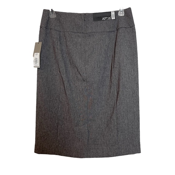 APT. 9 Gray Pencil Skirt NWT Sz. 2 - Picture 5 of 16